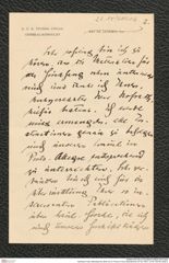Nachlass Franz Steindachner, Brief von N. Post an Franz Steindachner (27.02.1907), Inv.Nr. 404.06, Seite 5